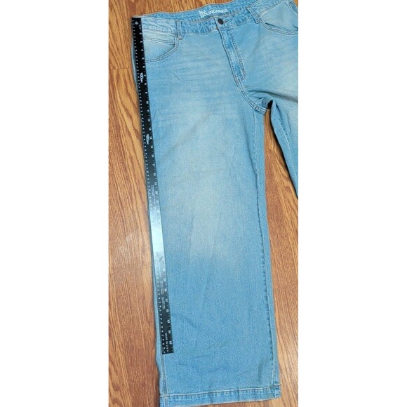 NO Boundaries Jeans Women’s Size 18 Light Enzyme W Tint Denim Wide Leg Zip NEW - Picture 4 of 15